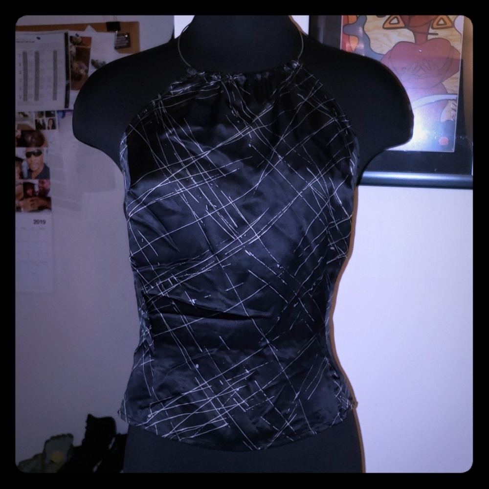 Gold Chain - Silk Halter Too